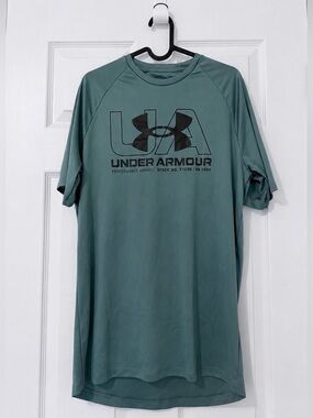 Under Armour Men's Teal Short Sleeve Shirt